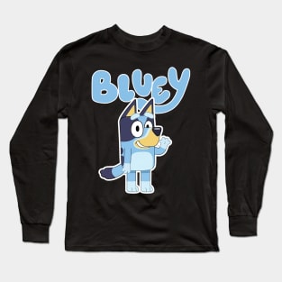 blue dog Long Sleeve T-Shirt